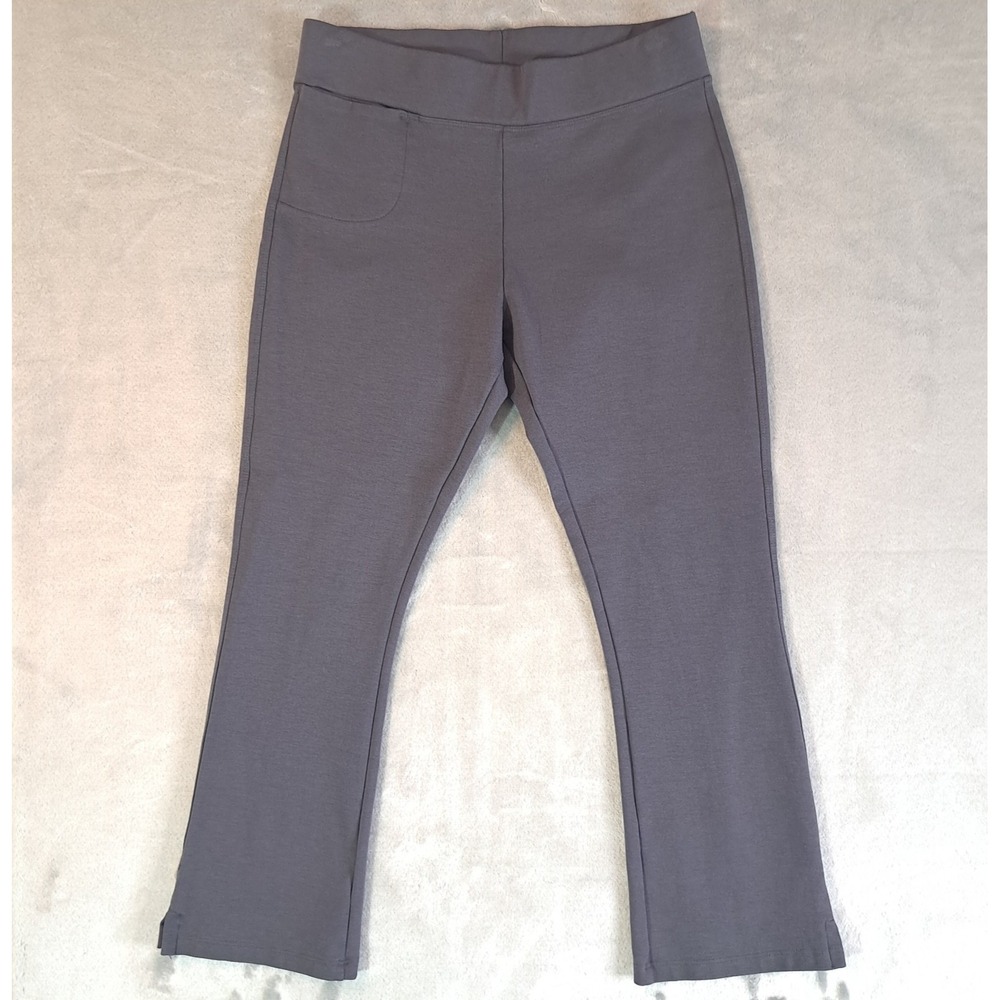 American Giant Original No-BS Kick Flare Pants Women's size 6 Dark Gray